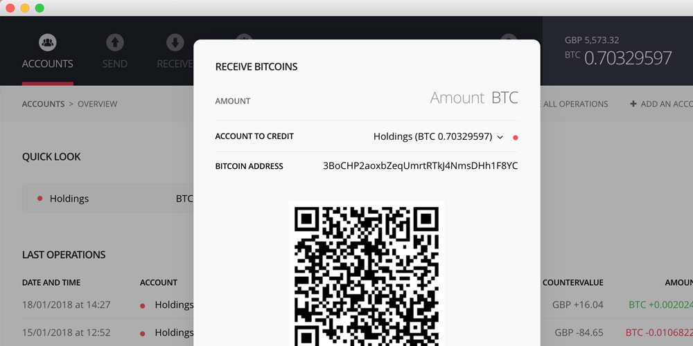bitcoin recieeve address